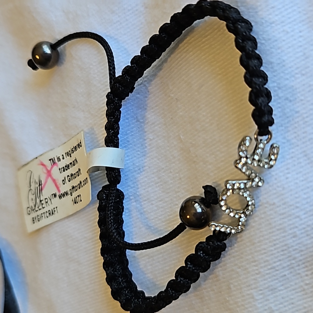 Giani Bernini NWT sterling silver cubic zirconia black 16" extention necklace - Picture 4 of 5